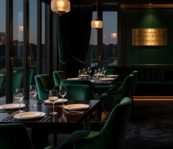 Nastrojowa prywatna sala restauracyjna z przygotowanym stołem na wieczór karciany